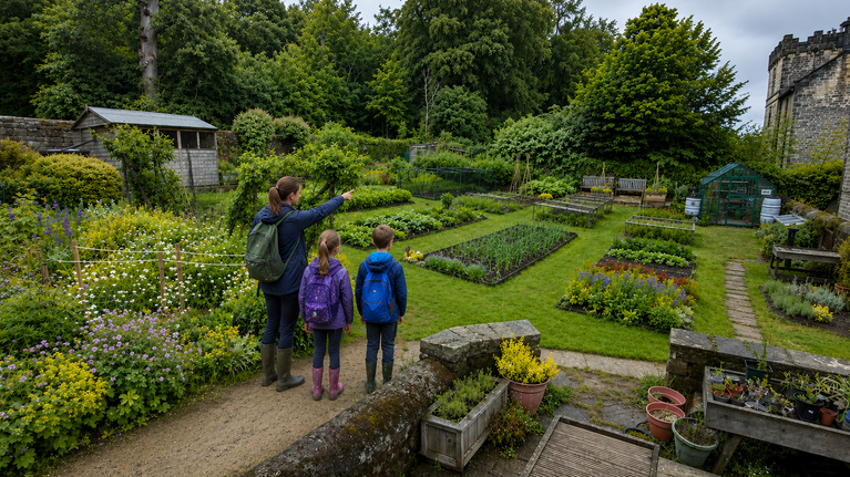 Moorland Discovery Centre Kitchen Garden Longshaw